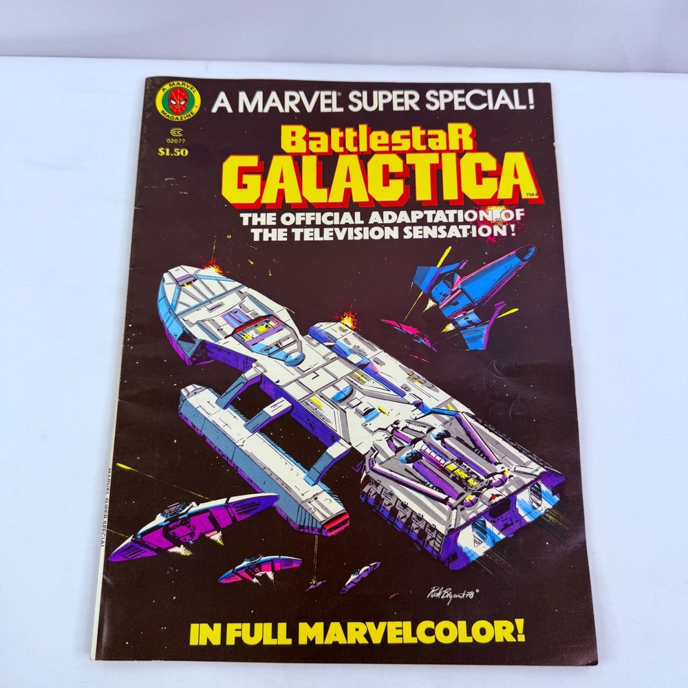 Marvel Super Special Battlestar Galactica Comic Magazine 1978 TV Adaptation